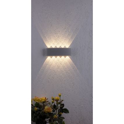 Paul Neuhaus 9489-21- LED Āra sienas gaismeklis CARLO 10xLED/0,8W/230V IP54