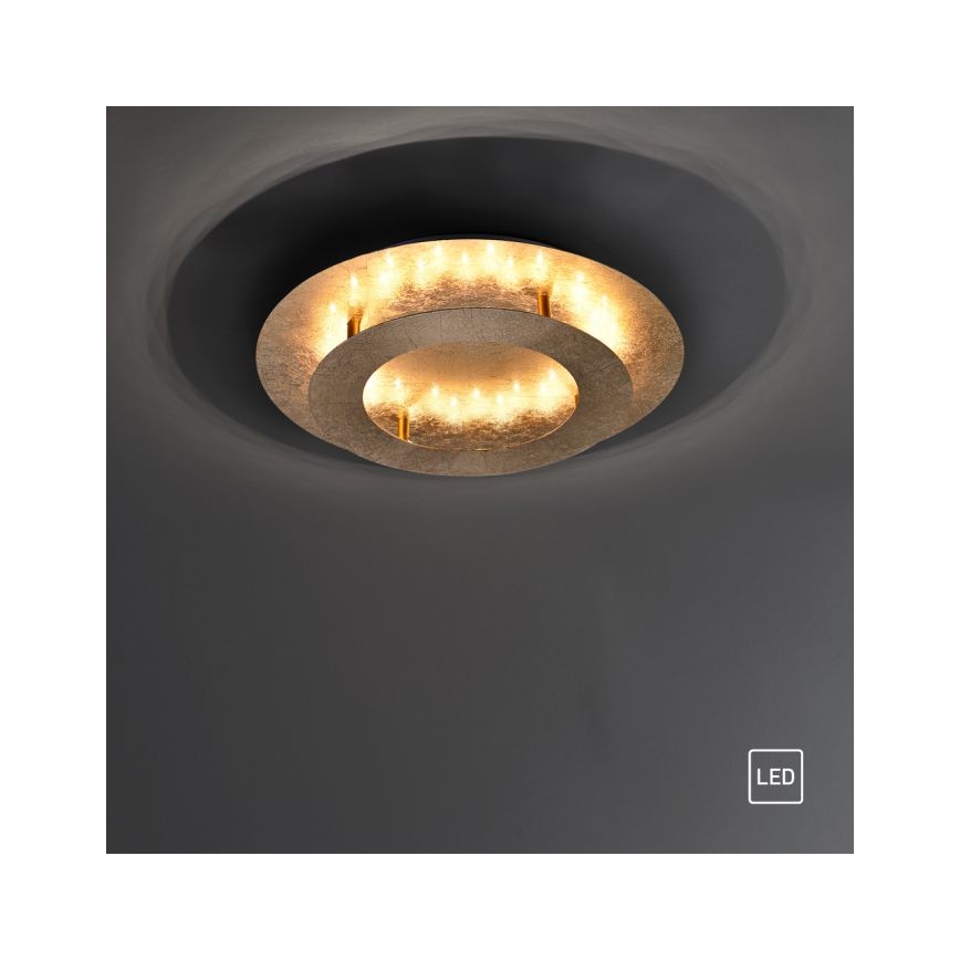 Paul Neuhaus 9620-12 - LED Griestu gaismeklis NEVIS LED/18W/230V zelta