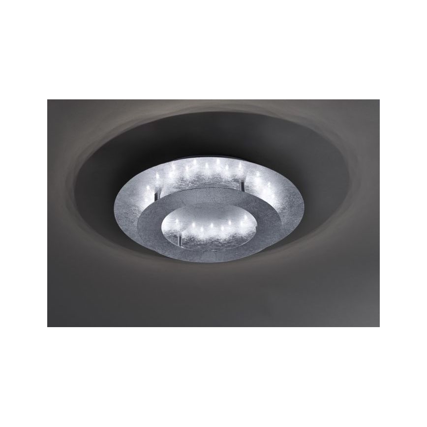 Paul Neuhaus 9620-21 - LED Griestu gaismeklis NEVIS LED/18W/230V sudraba