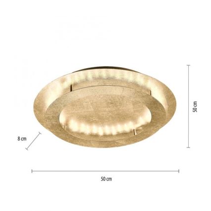 Paul Neuhaus 9621-12 - Griestu gaismeklis NEVIS LED/24W/230V