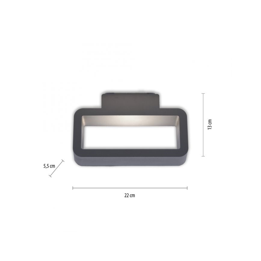 Paul Neuhaus 9668-13 - LED Āra sienas gaismeklis HENDRIK LED/5,2W/230V IP54