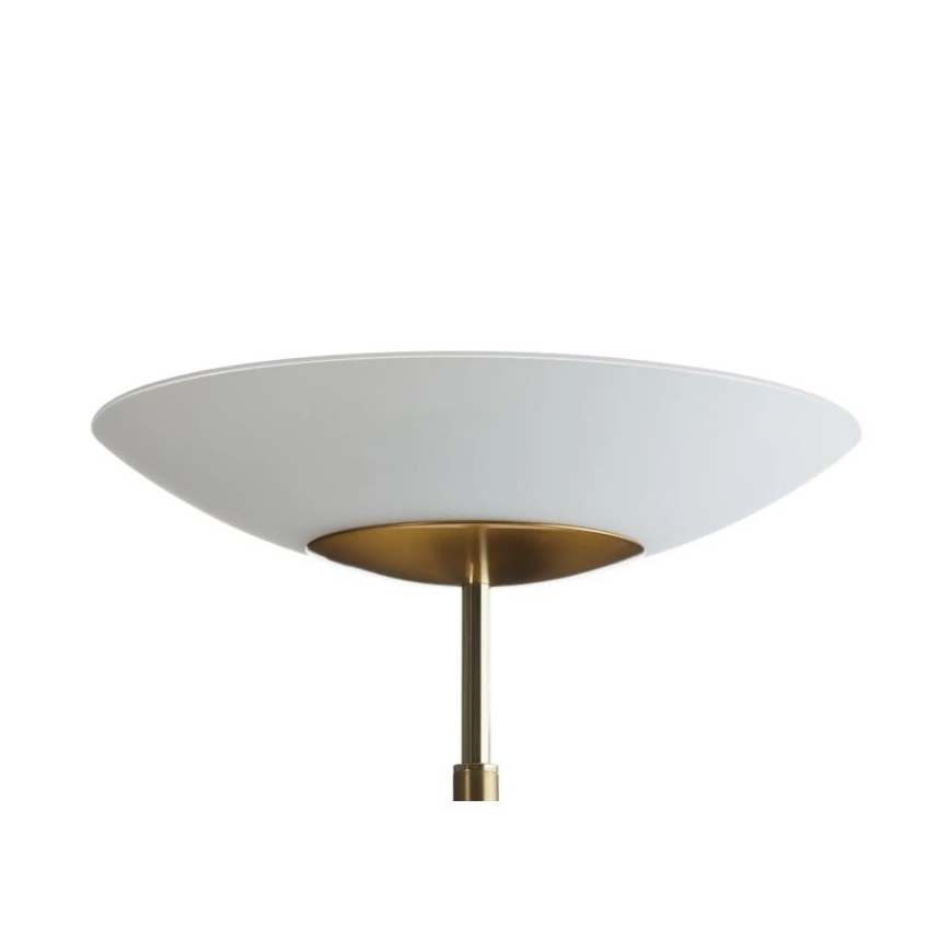 Paul Neuhaus - 655-60 - LED Aptumšojama stāvlampa ALFRED 1xLED/28W/230V+1xLED/4W/230V misiņa