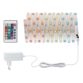 Paulmann 3988 - LED RGBW/13W Aptumšojama lente TIP 5 m 230V + tālvadība