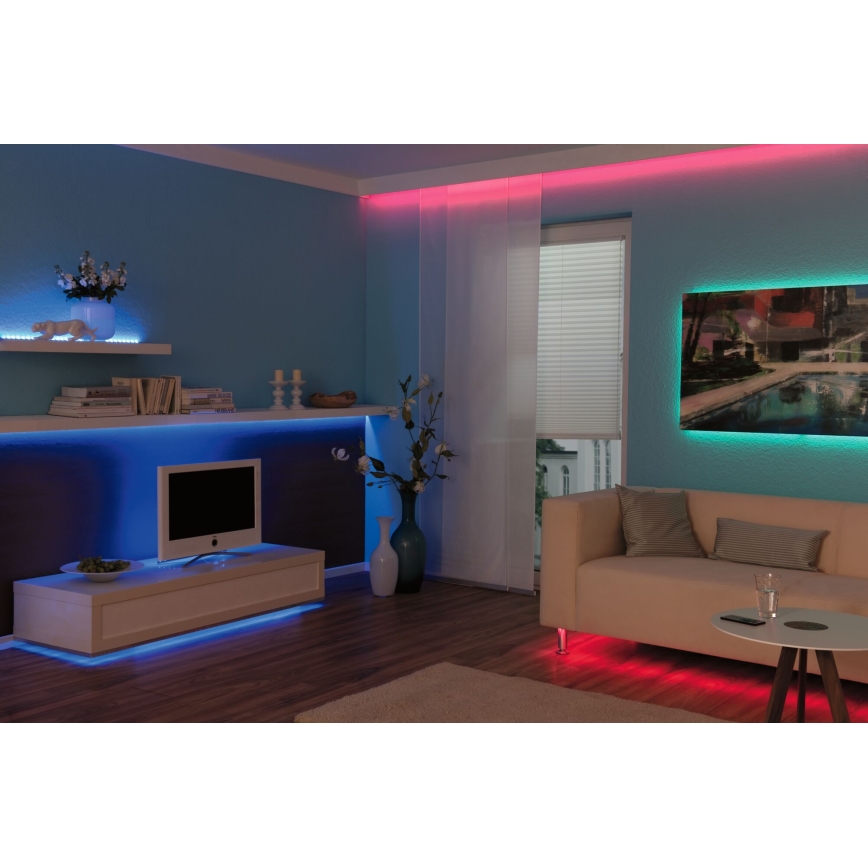 Paulmann 3988 - LED RGBW/13W Aptumšojama lente TIP 5 m 230V + tālvadība