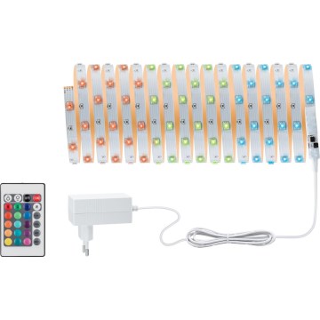 Paulmann 3989 - LED RGBW/19W regulējama lente TIP 10 m 230V + tālvadības pults