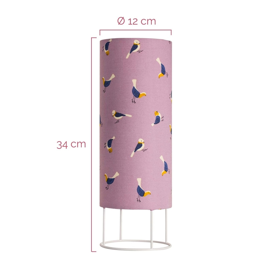 Paulmann 48044 - 1xE14/20W Bērnu galda lampa CUTE BIRD 230V