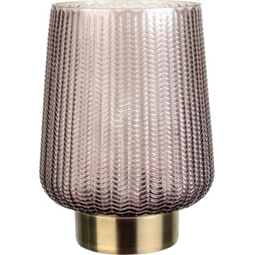 Paulmann 48137 - LED-1xE27/0,8W Galda lampa GLAMOUR 3xAA/4,5V rozā
