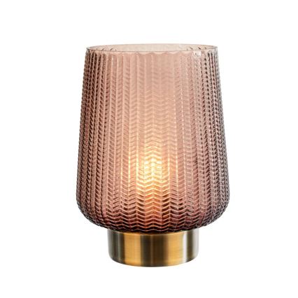 Paulmann 48137 - LED-1xE27/0,8W Galda lampa GLAMOUR 3xAA/4,5V rozā