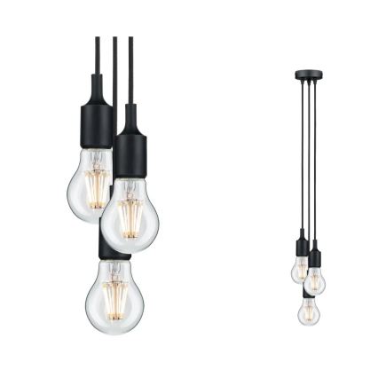 Paulmann 50382 - 3xE27/60W Barošanas vads KETIL 230V