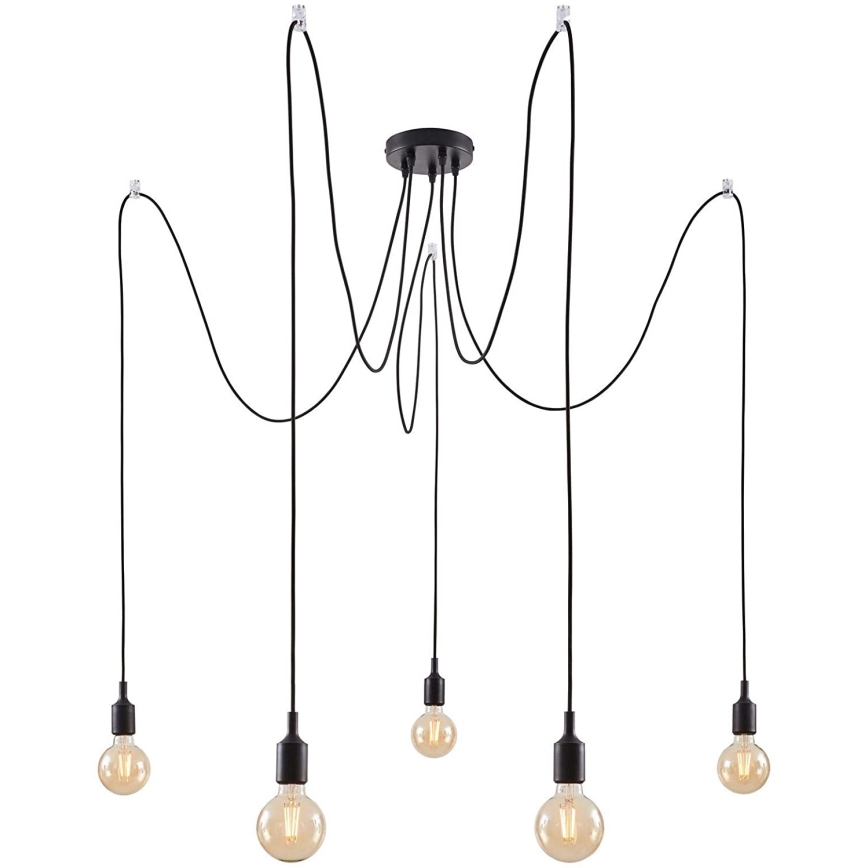 Paulmann 50389 - Lustra ar auklu NEORDIC 5xE27/20W/230V zirneklis