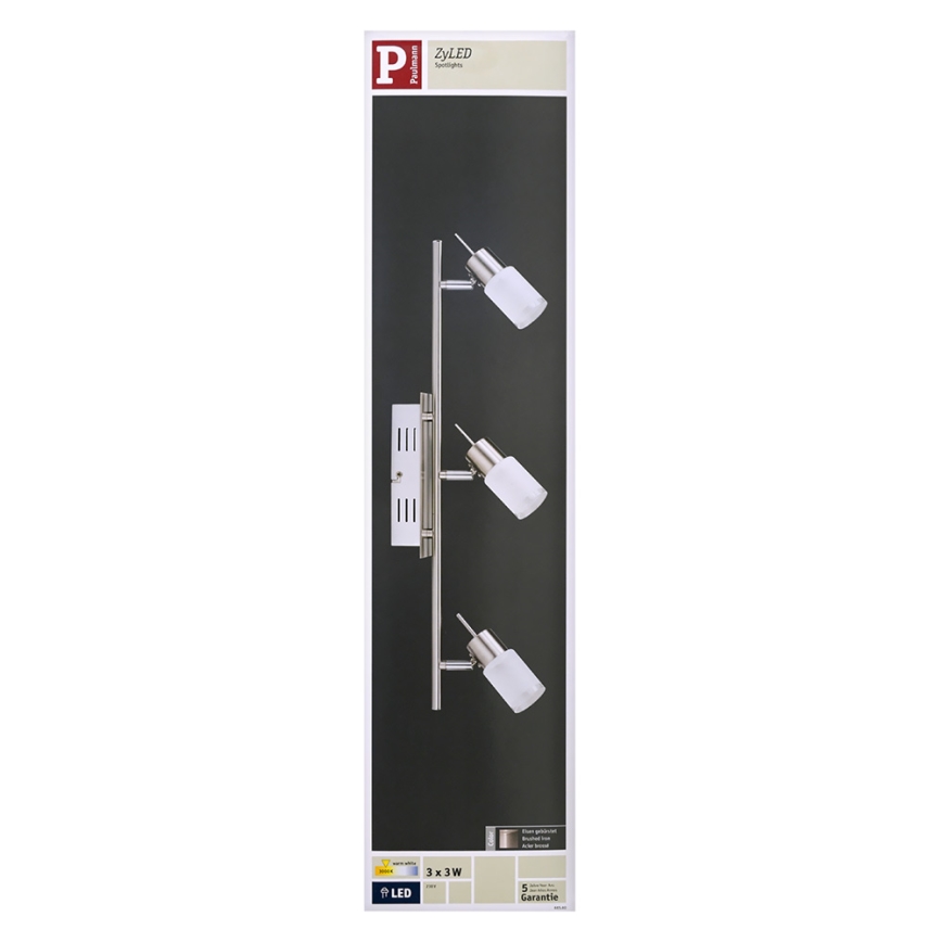 Paulmann 66560 - LED Starmetis ZYLED 3xLED/3W/230V