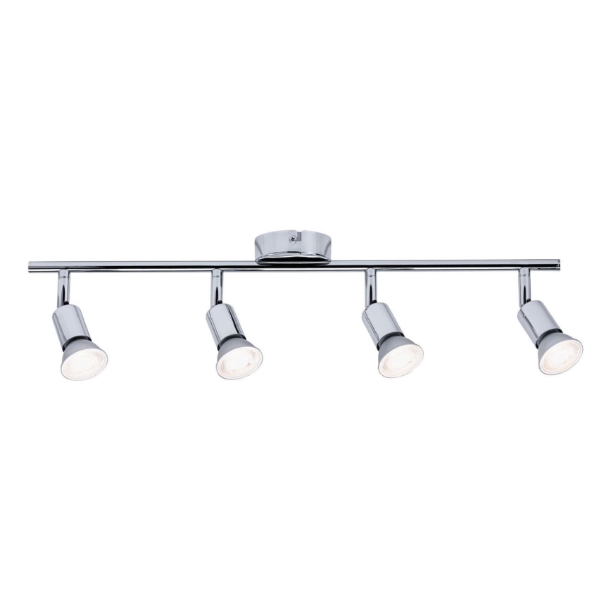 Paulmann 66753 - 4xGU10/10W IP44 Vannas istabas starmetis CAROLINA 230V