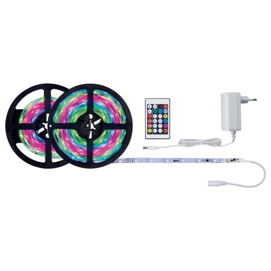 Paulmann 70514 - LED RGB/15W Aptumšojama josla SIMPLED 7,5m 230V + tālvadības pults