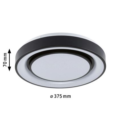 Paulmann 70544 - LED RGBW/22W Aptumšojams griestu gaismeklis RAINBOW 230V 3000-6500K + tālvadības pults