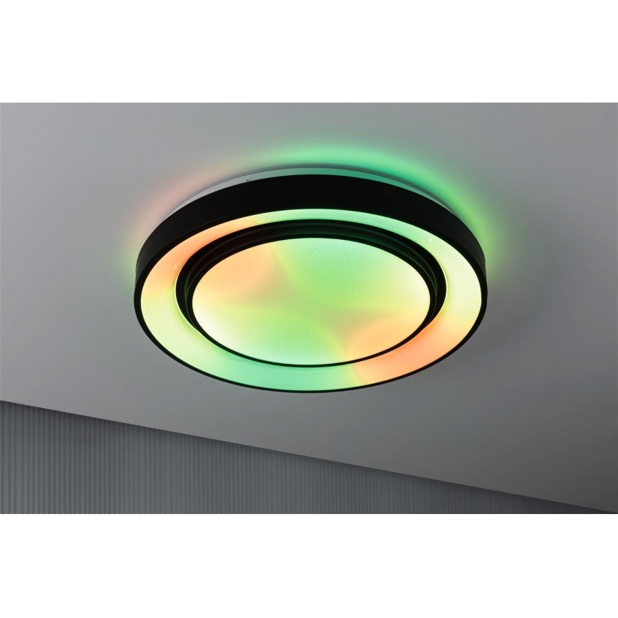 Paulmann 70545 - LED RGBW/38,5W Aptumšojams griestu gaismeklis RAINBOW 230V 3000-6500K + tālvadības pults