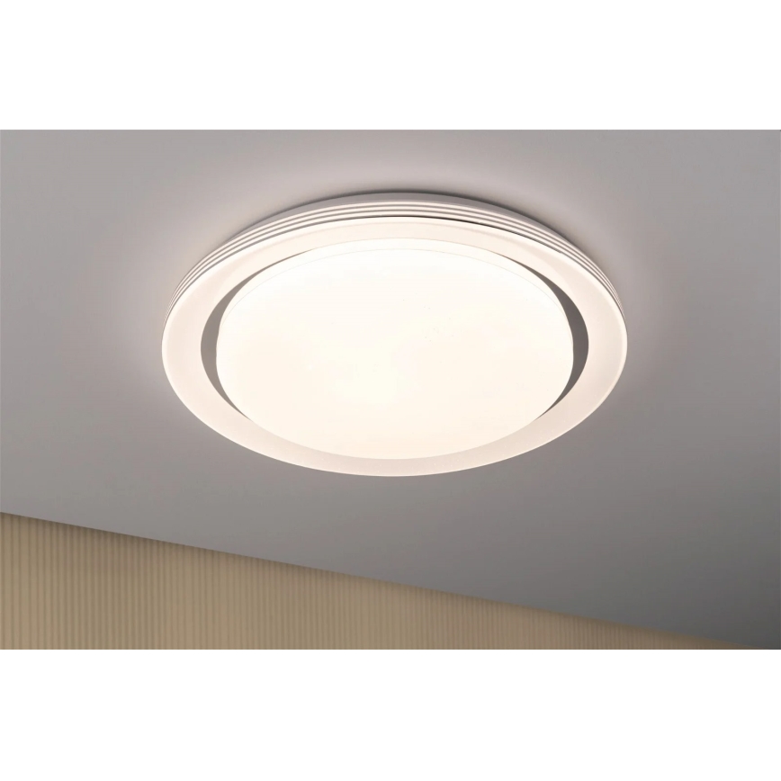 Paulmann 70547 - LED RGBW/38,5W Aptumšojams griestu gaismeklis RAINBOW 230V 3000-6500K + tālvadības pults
