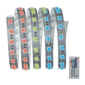 Paulmann 70587 - LED RGB/20W aptumšojama sloksne MAXLED 1,5m 230V + tālvadības pults