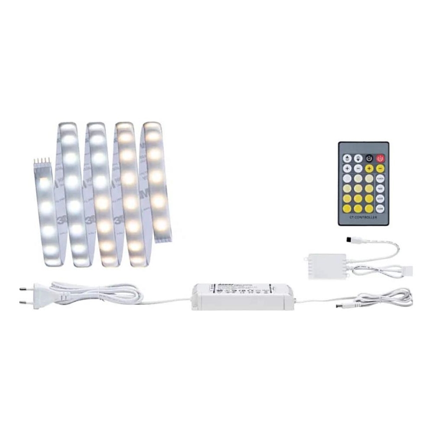 Paulmann 70623 - LED/10W IP44 Aptumšojama vannas istabas josla MAXLED 1,5 m 2700-6500K 230V + tālvadības pults