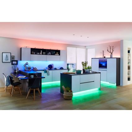 Paulmann 70627 - LED RGB/18W IP44 Aptumšojama vannas istabas josla MAXLED 1,5 m 230V + tālvadības pults