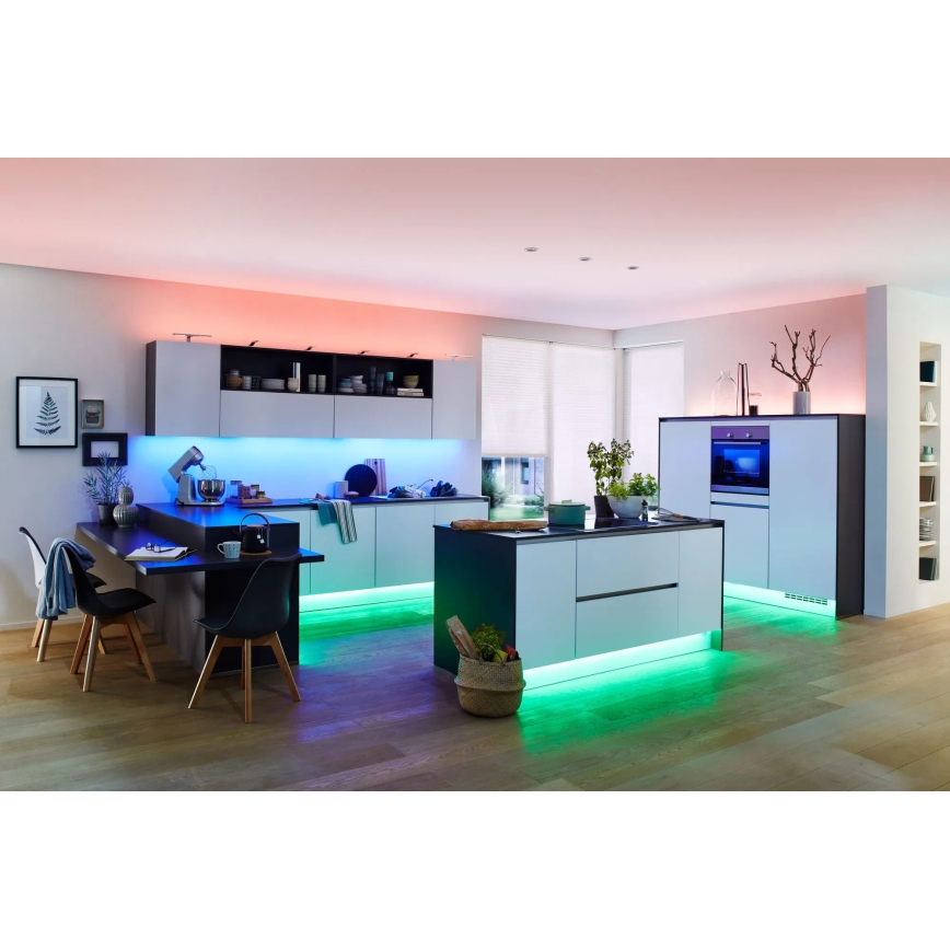 Paulmann 70627 - LED RGB/18W IP44 Aptumšojama vannas istabas josla MAXLED 1,5 m 230V + tālvadības pults