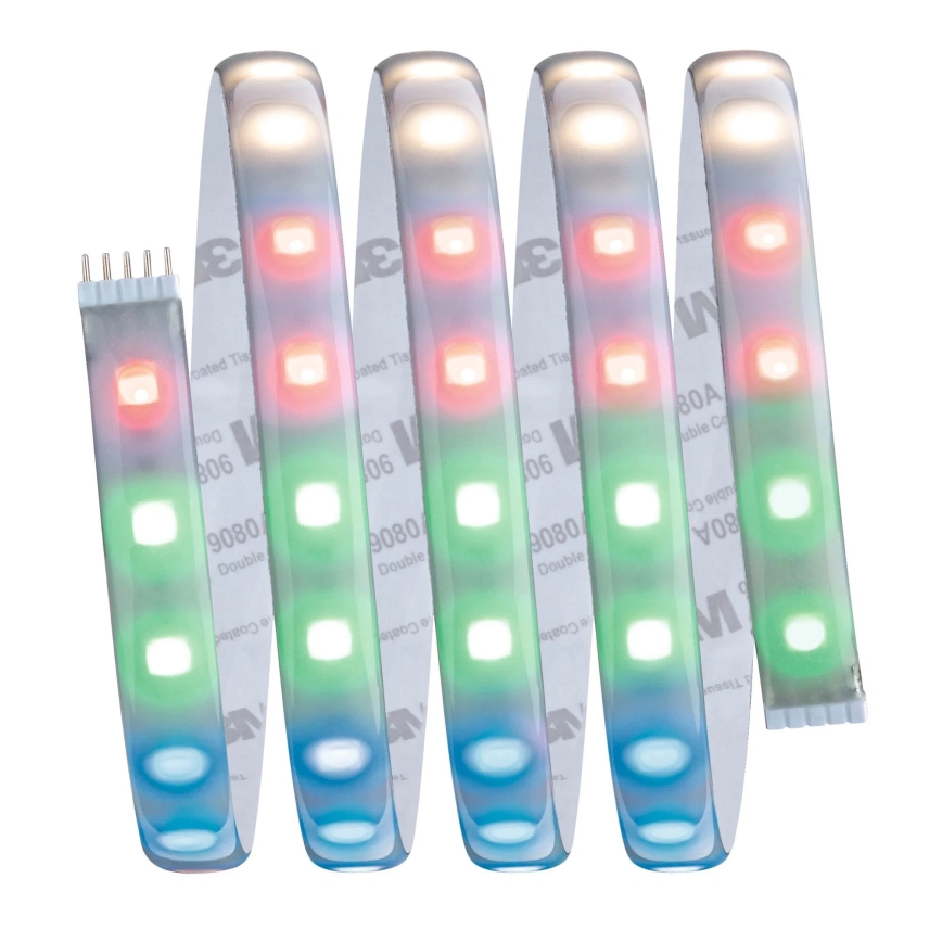 Paulmann 70627 - LED RGB/18W IP44 Aptumšojama vannas istabas josla MAXLED 1,5 m 230V + tālvadības pults