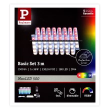 Paulmann 70628 - LED RGB/36W Aptumšojama josla MAXLED 3m 230V + TP