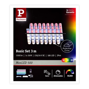 Paulmann 70628 - LED RGB/36W Aptumšojama josla MAXLED 3m 230V + TP