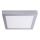 Paulmann 70650 - LED/17W Griestu lampa LUNAR 230V 30x30 cm matēts hroms