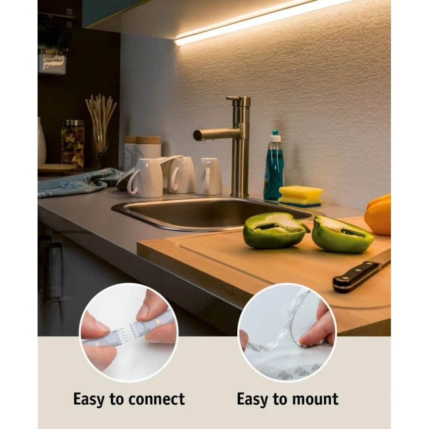 Paulmann 70670 - LED/35W IP44 Aptumšojama vannas istabas josla MAXLED 3 m 2700K 230V