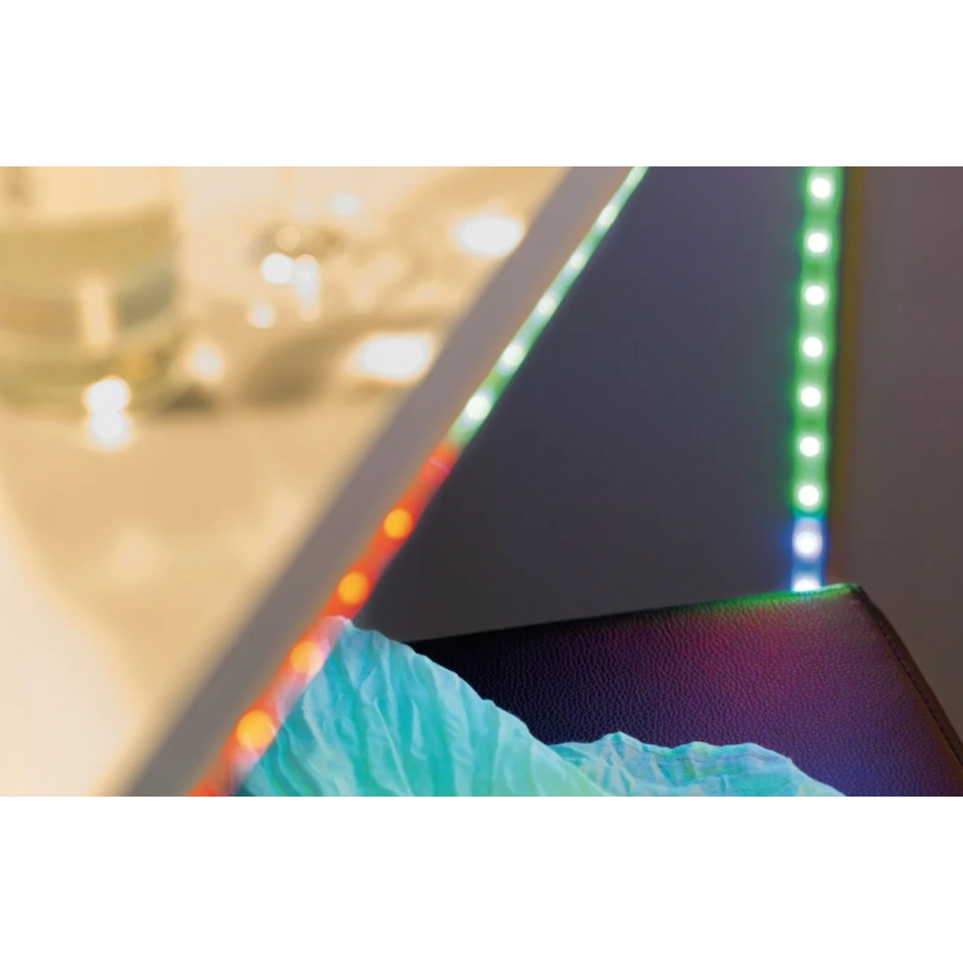 Paulmann 70697 - LED RGBW/10,5W Aptumšojama josla DIGITAL 4,8m 230V + tālvadības pults