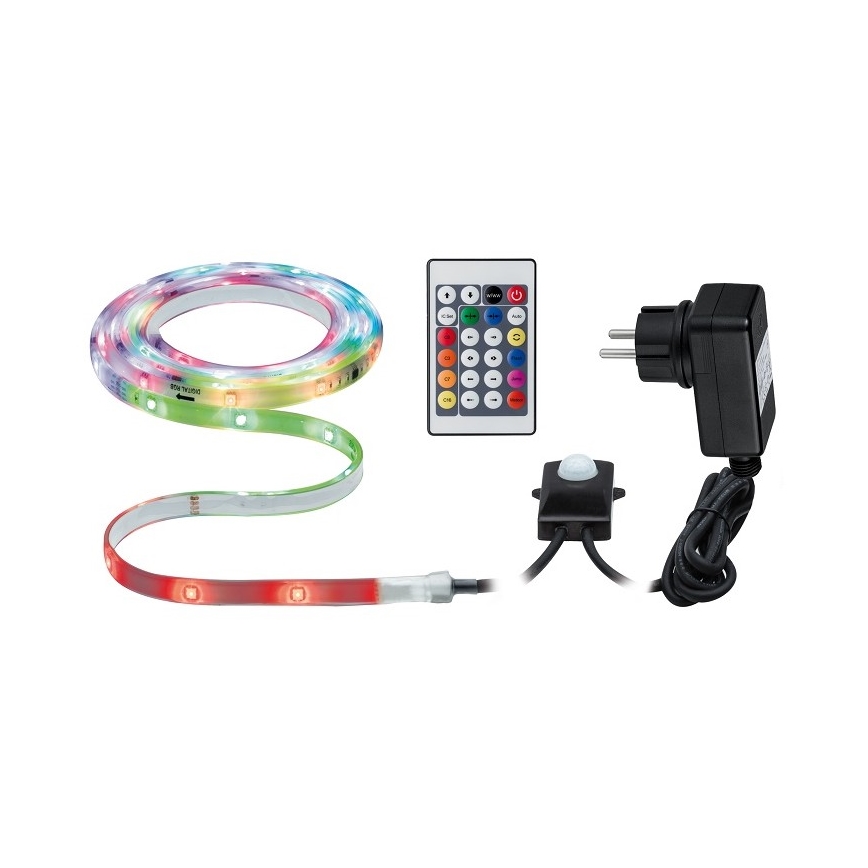 Paulmann 70698 - LED RGB/6,4W IP67 Aptumšojama āra josla WATERLED 3m 230V + tālvadības pults