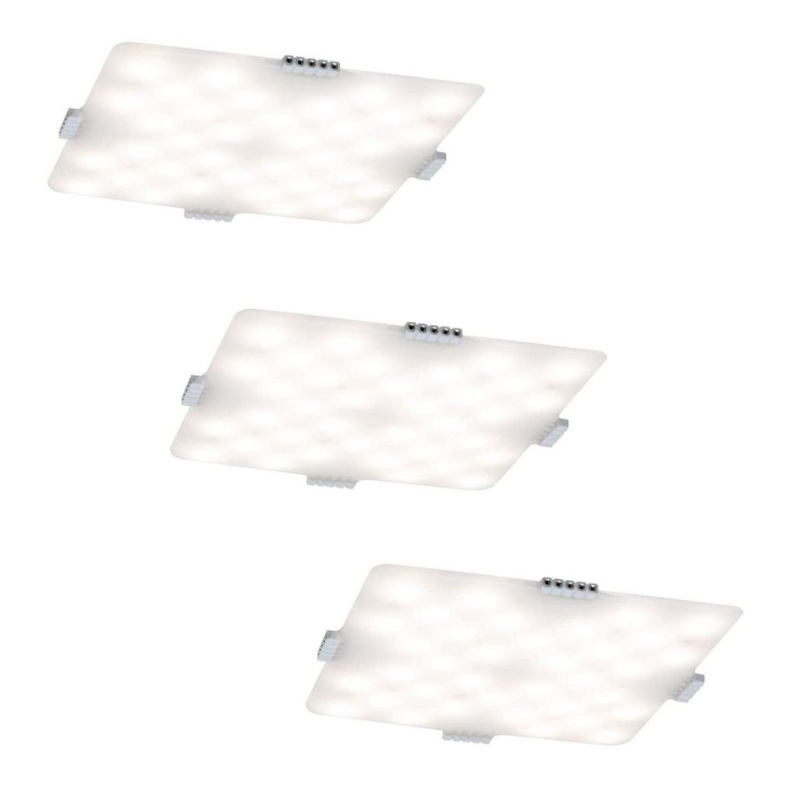 Paulmann 70710 - KOMPLEKTS 3xLED/3,3W Mēbeļu apgaismojums ar sensoru SOFTPAD 230V 2700K