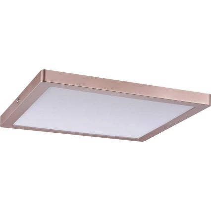 Paulmann 70873 - LED/24W Aptumšojams panelis ATRIA 230V 2700K 30x30 cm Rozā zelta
