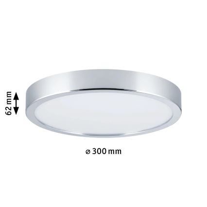 Paulmann 70882-LED/22,5W IP44 Aptumšojama vannas istabas griestu lampa AVIAR 230V