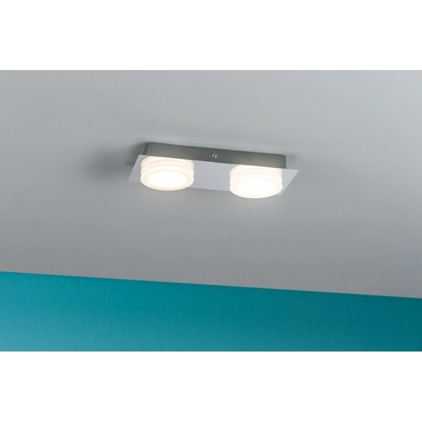 Paulmann 70883 - 2xLED/4,7W IP23 Vannas istabas sienas gaismeklis DORADUS 230V