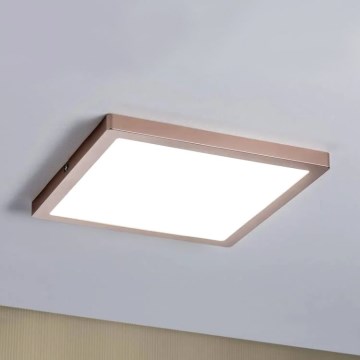 Paulmann 70941 - LED/20W Virsapmetuma lampa ATRIA 230V 4000K 30x30 cm Rozā zelta