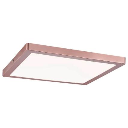 Paulmann 70941 - LED/20W Virsapmetuma lampa ATRIA 230V 4000K 30x30 cm Rozā zelta