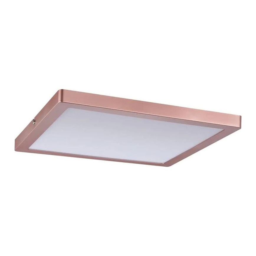 Paulmann 70941 - LED/20W Virsapmetuma lampa ATRIA 230V 4000K 30x30 cm Rozā zelta