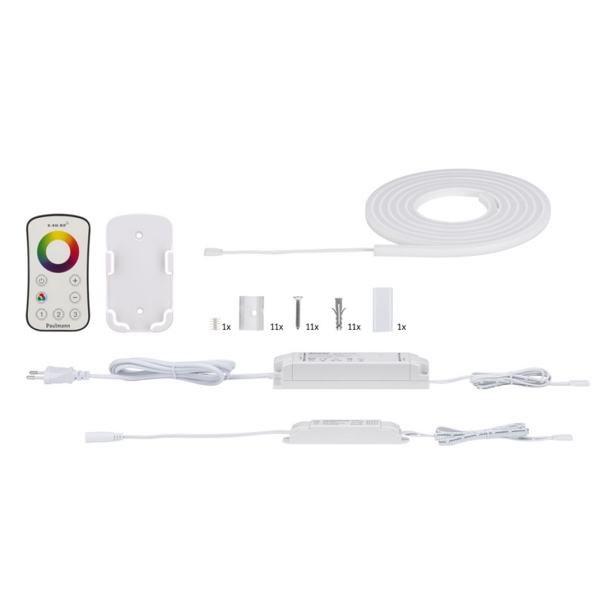 Paulmann 70966 - LED-RGB/27W IP67 Āra aptumšojama josla FLOW 3m 230/24V