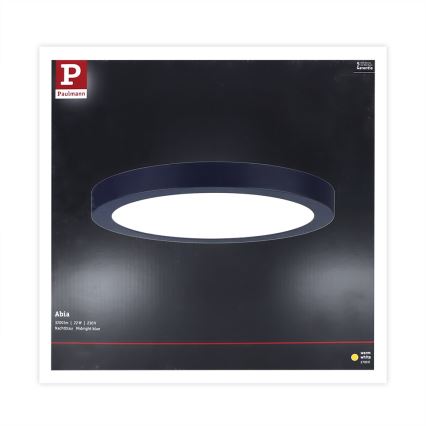 Paulmann 70986  - LED/22W Griestu gaismeklis ABIA 230V tumši zils