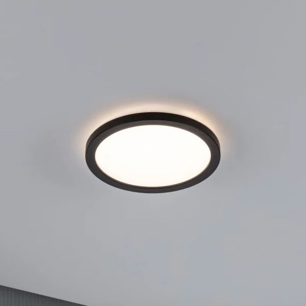 Paulmann 70997 - LED/11,2W Virsapmetuma lampa ATRIA 230V 3000K d. 19 cm melna