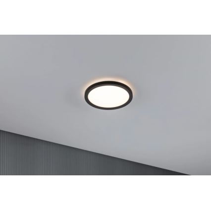 Paulmann 70997 - LED/11,2W Virsapmetuma lampa ATRIA 230V 3000K d. 19 cm melna