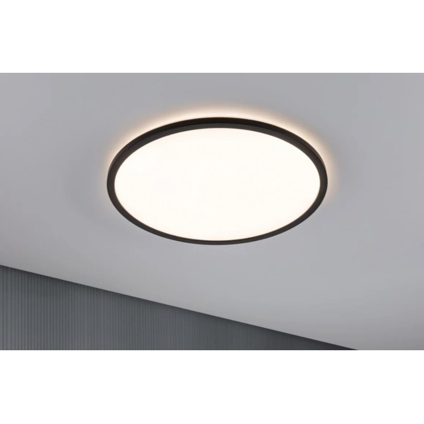 Paulmann 70999 - LED/22W Aptumšojams panelis ATRIA 230V 3000K d. 42 cm melna