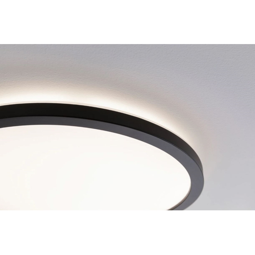 Paulmann 70999 - LED/22W Aptumšojams panelis ATRIA 230V 3000K d. 42 cm melna