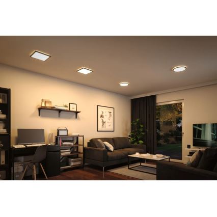Paulmann 71000 - LED/11,2W Griestu lampa ATRIA 230V melna