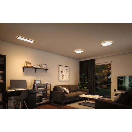 Paulmann 71002 - LED/22W Aptumšojams panelis ATRIA 230V 3000K 42x42 cm melns