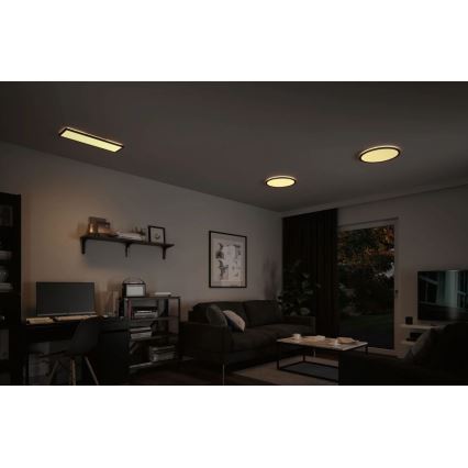 Paulmann 71002 - LED/22W Aptumšojams panelis ATRIA 230V 3000K 42x42 cm melns