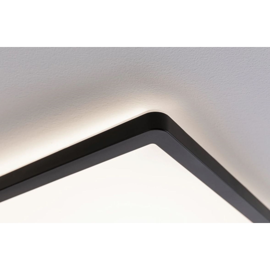 Paulmann 71002 - LED/22W Aptumšojams panelis ATRIA 230V 3000K 42x42 cm melns