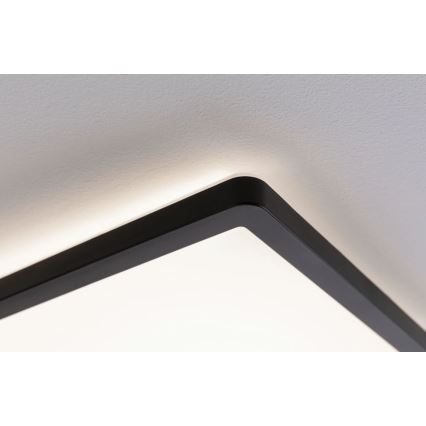 Paulmann 71002 - LED/22W Aptumšojams panelis ATRIA 230V 3000K 42x42 cm melns