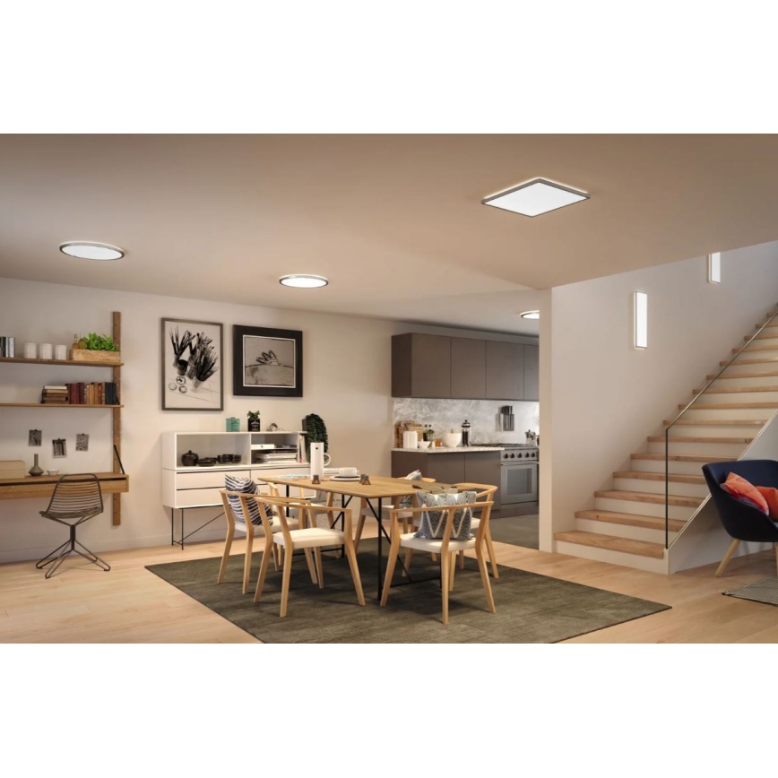 Paulmann 71009 - LED/22W Aptumšojams panelis ATRIA 230V 4000K 42x42 cm matēts hroms